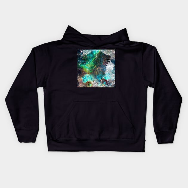 Angel Wings Kids Hoodie by rolffimages